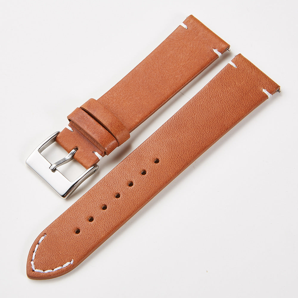 Leather Strap Cowhide Head Layer Soft Frosted Bottom Ultra-thin