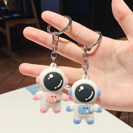 Cartoon Astronaut Keychain PVC Pendant