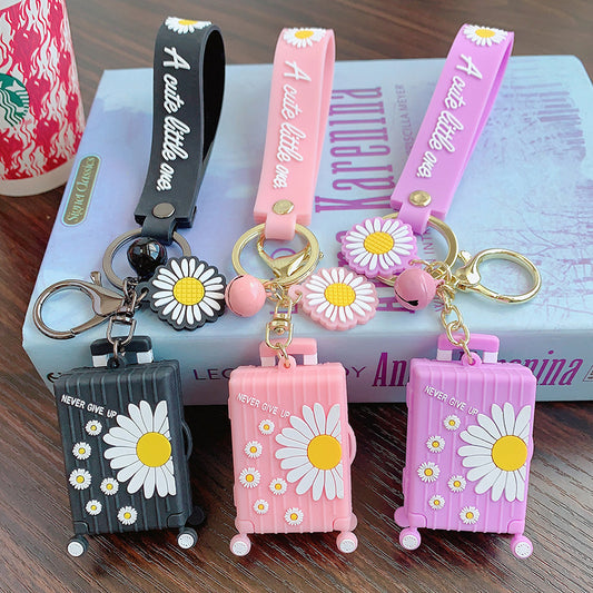 Home Fashion Simple Suitcase Shape Keychain