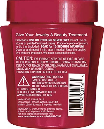 Connoisseurs 236ML Gold And Silver Jewelry Maintenance Silver Wash Water