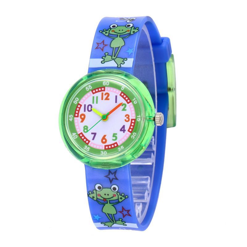 Children's Silicone Cartoon Transparent Cute Fashion Watch