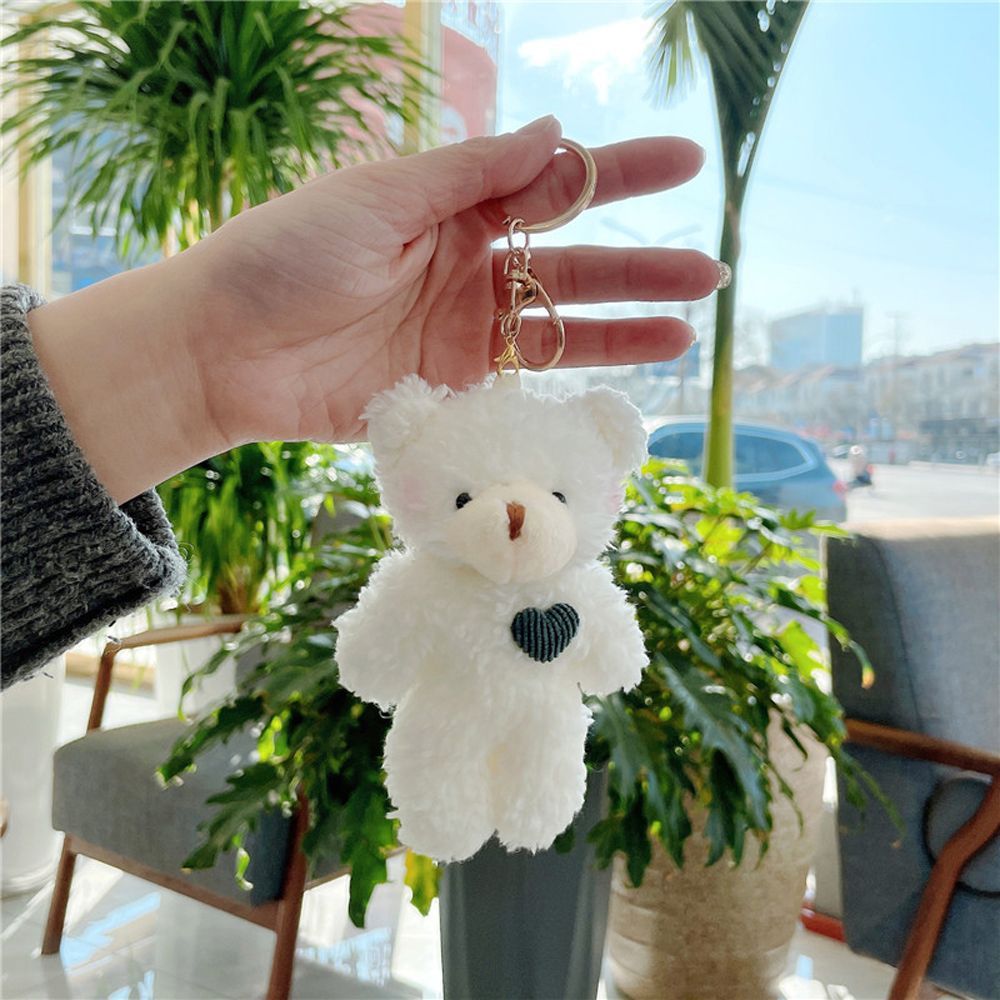 Cute Bear Rabbit Modeling Plush Doll Keychain