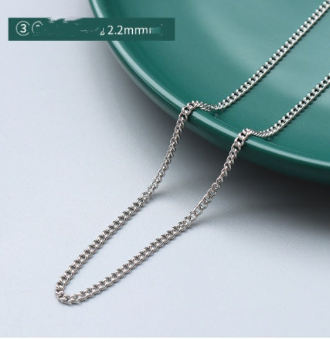 Cross Chain Gypsophila Snake Bone Chain Twist Chain Box Chain