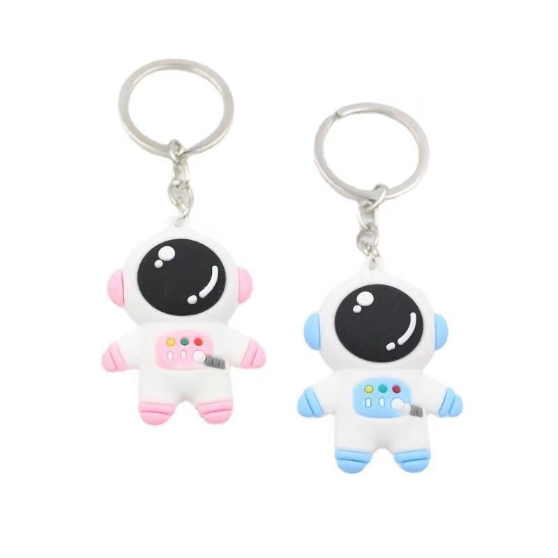 Cartoon Astronaut Keychain PVC Pendant