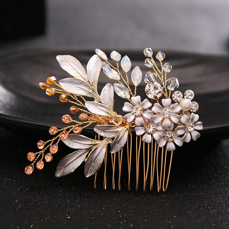 New Handmade Hairband Gold Leaf Headdress Bridal Hair Accessories Bridal Jewelry