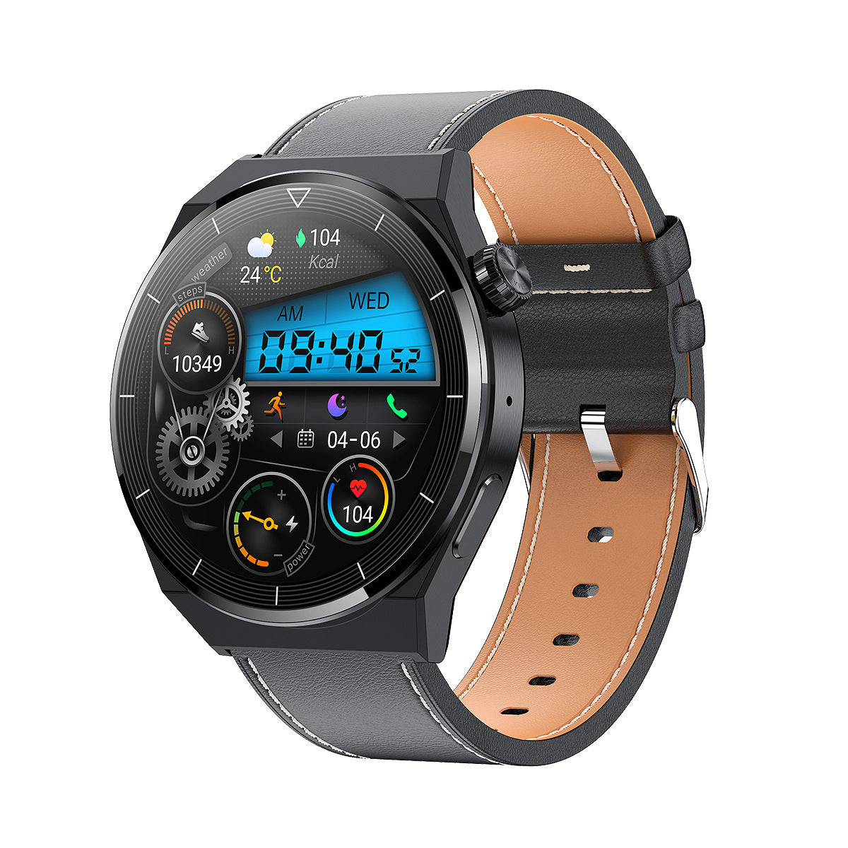 GT3 Pro Fashion HD Large Round Screen Smart Watch