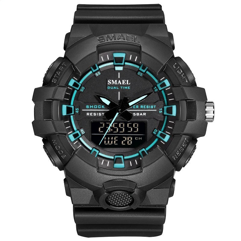 Sports Dual Display Men's Calendar Watch