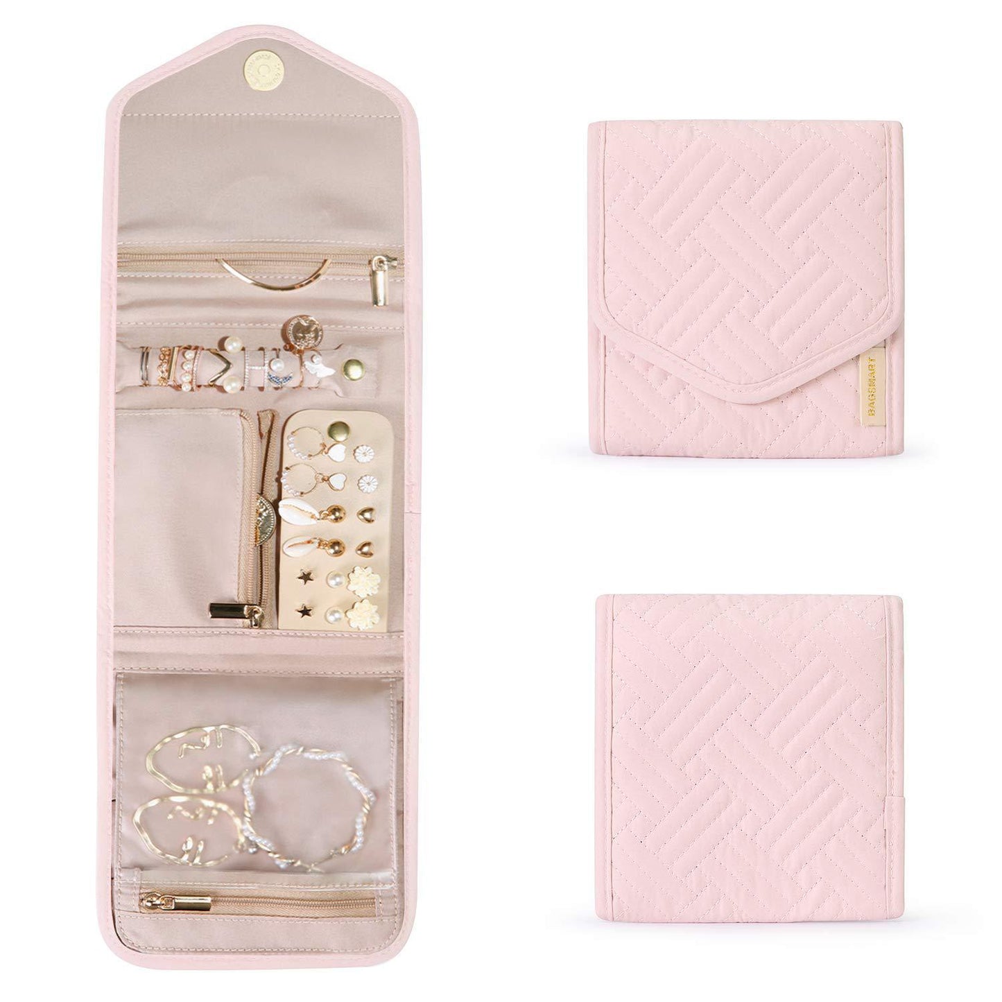 Foldable Makeup & Jewelry Storage Clutch