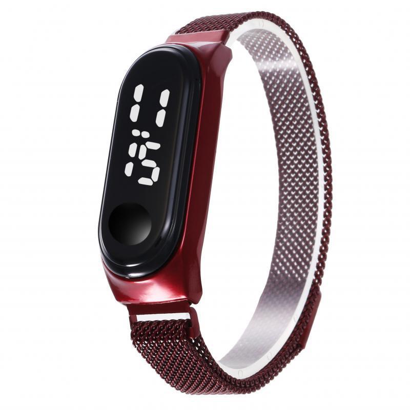 Led Watch Magnetic Magnet Waterproof Touch Meter Fashion Touch