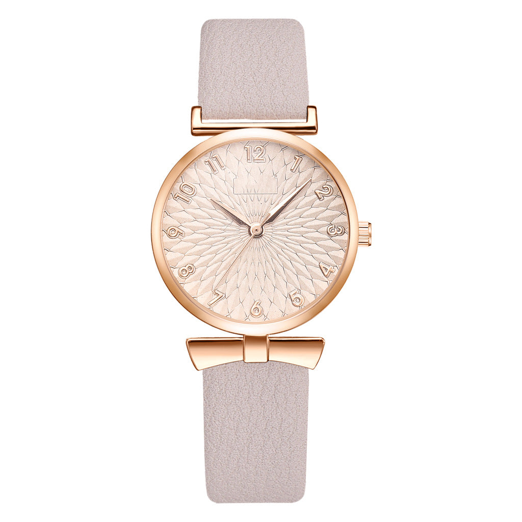 Women's Fashion Quartz Pu Strap Simple Fashion Watch Women's Watch Wholesale