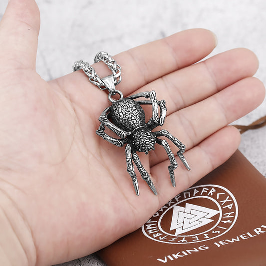 Spider Titanium Steel Pendant Vintage Animal Unisex