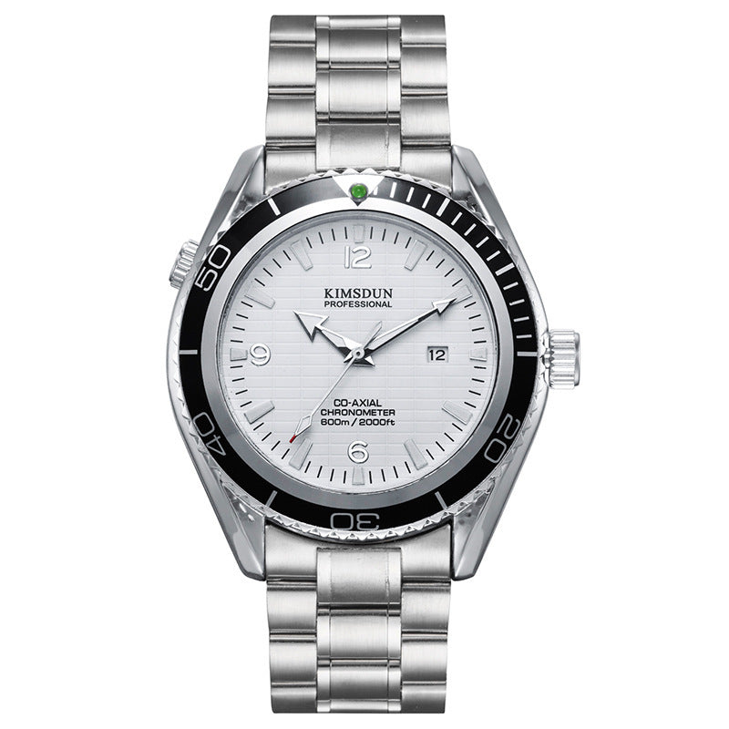 Fashion Stainless Steel Quartz Watch With Calendar