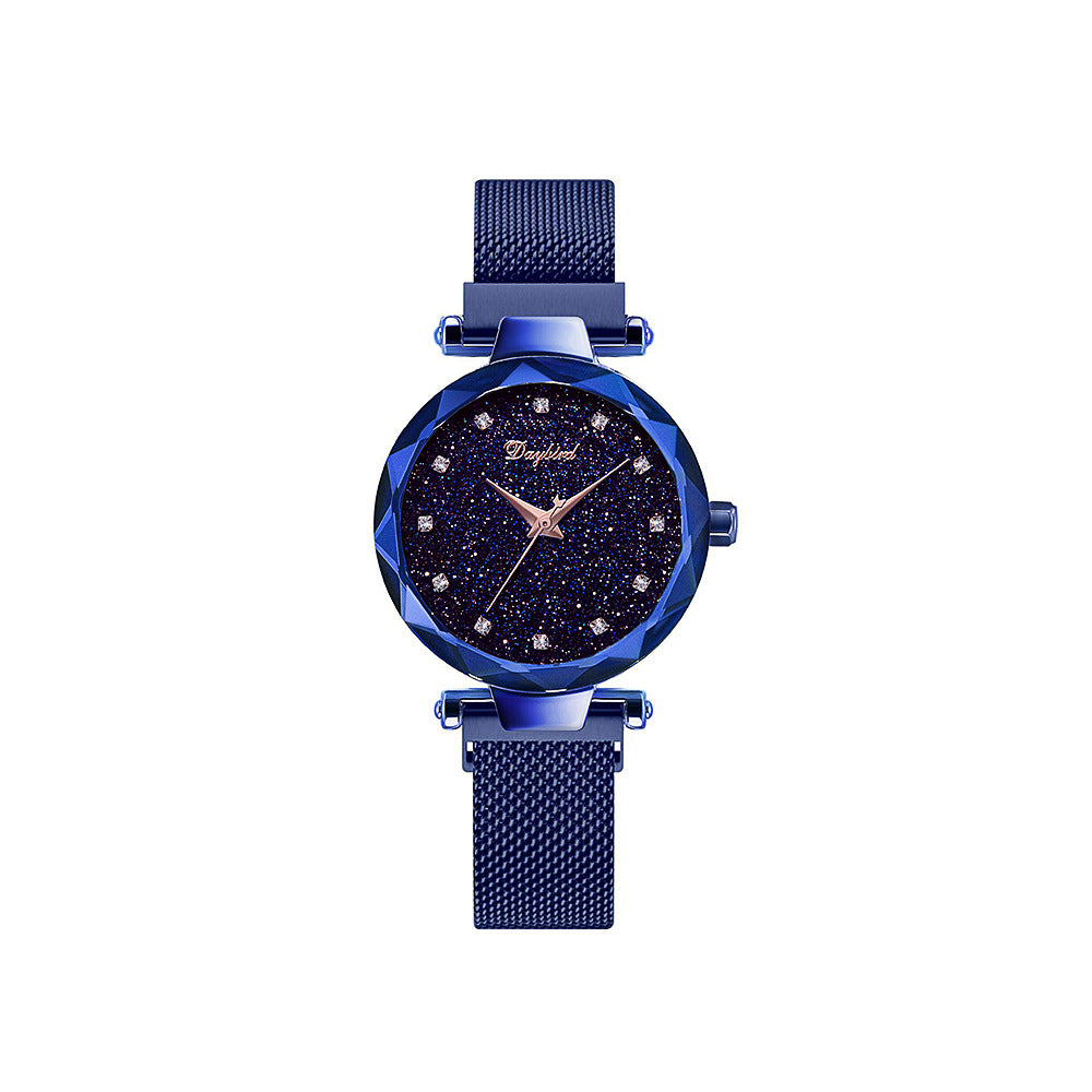 Starry Sky Lady Trendy Waterproof Magnet Quartz Watch