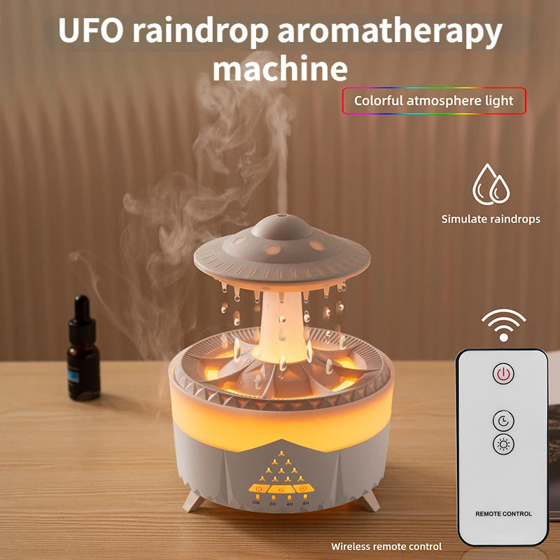 UFO Raindrop Humidifier & Aroma Diffuser