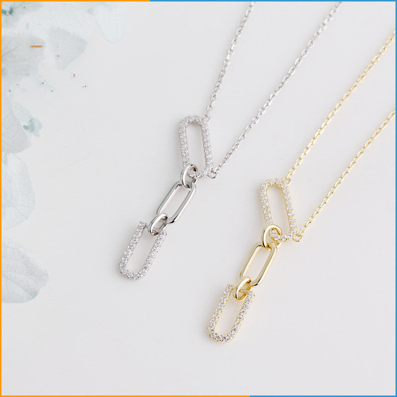 Simple Fashion Geometric Clavicle Chain