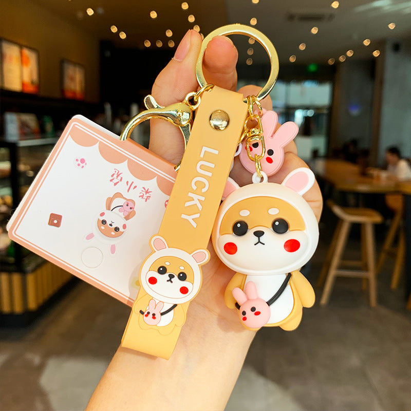 Creative Small Caichai Doll Car Key Chain