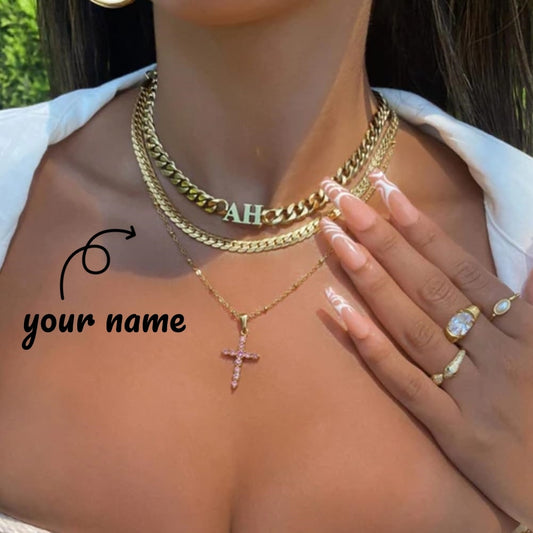 Personalized Cuban Chain Name Necklace