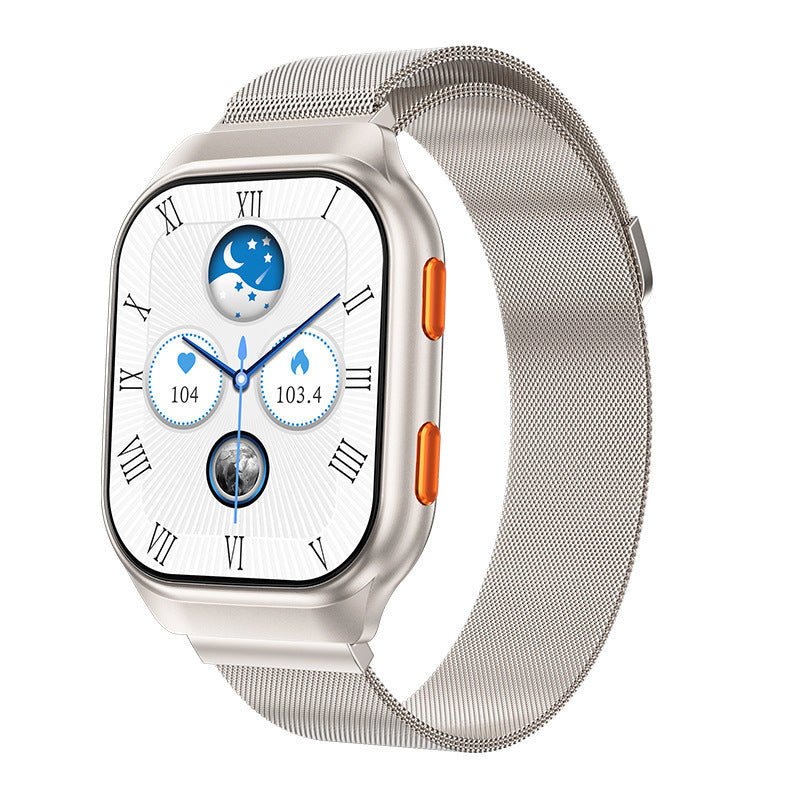 Advanced Health & Communication Smartwatch: Full Touch & Extended Battery
