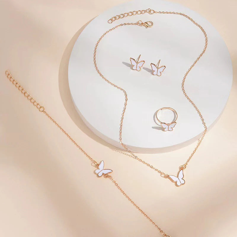 5-Piece Butterfly Jewelry Set for Women