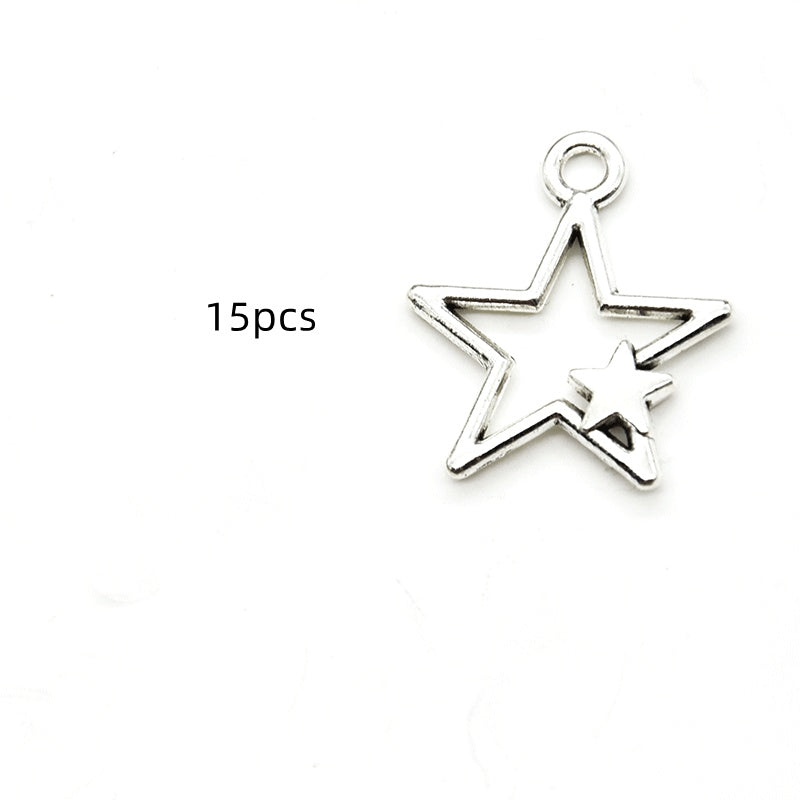 Diy Alloy Jewellery Accessories Vintage Silver Pendant