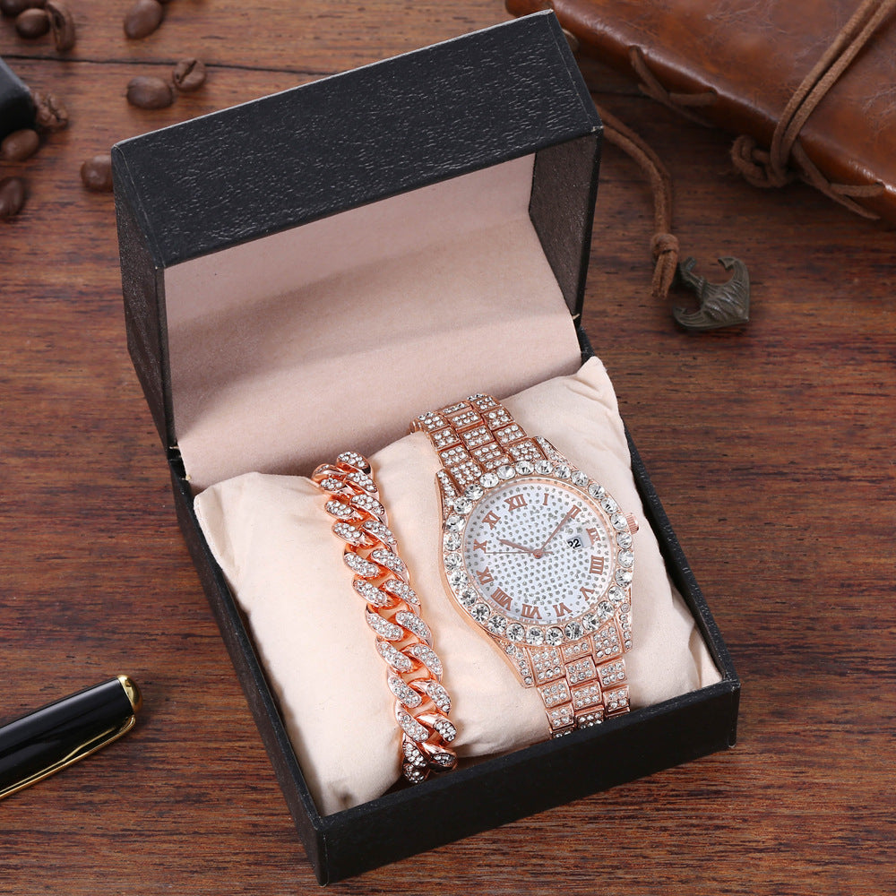 Fashion Hip Hop Chain Diamond Watch