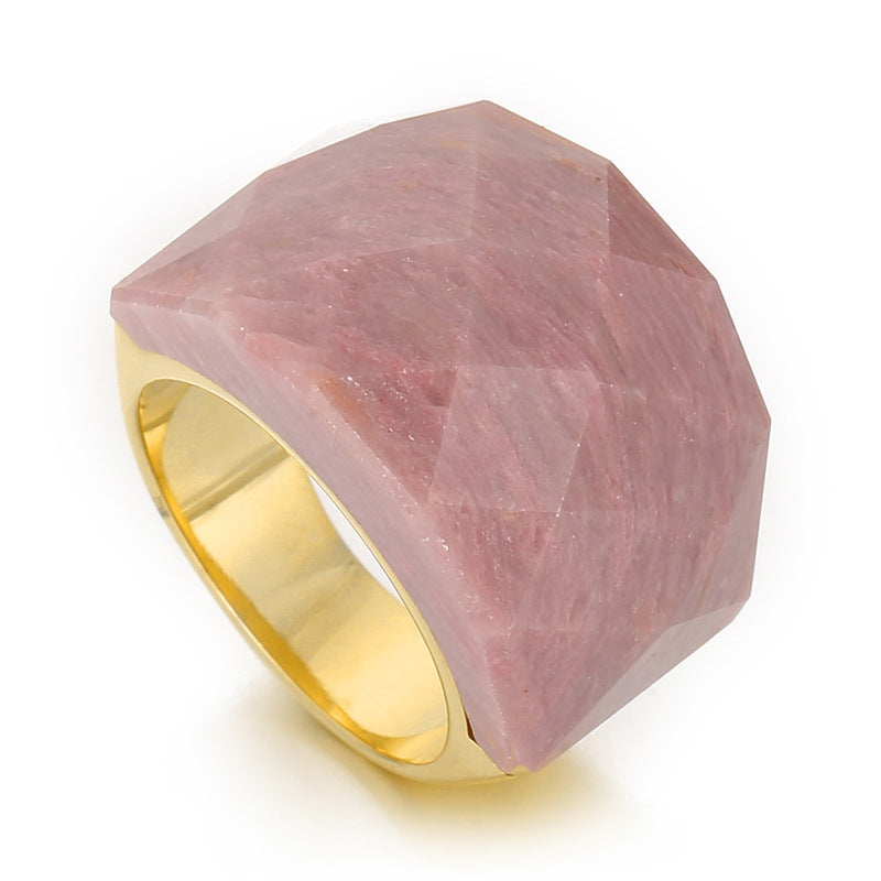 Women's Fashion Natural Stone Ring