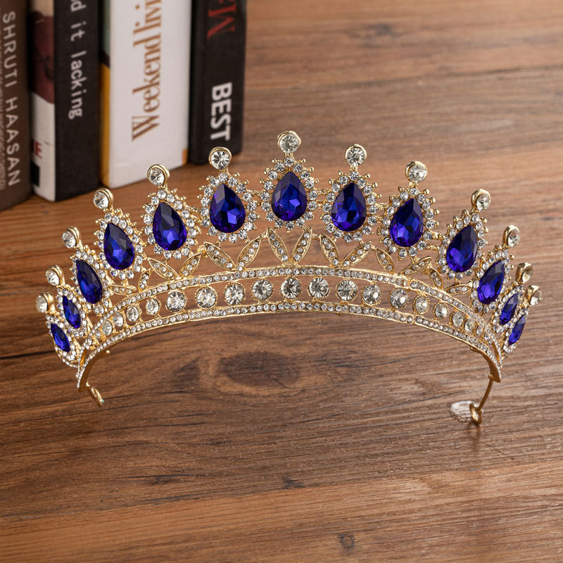 Bridal Crown Wedding Alloy Diamond Crown Fashion Elegant Headdress