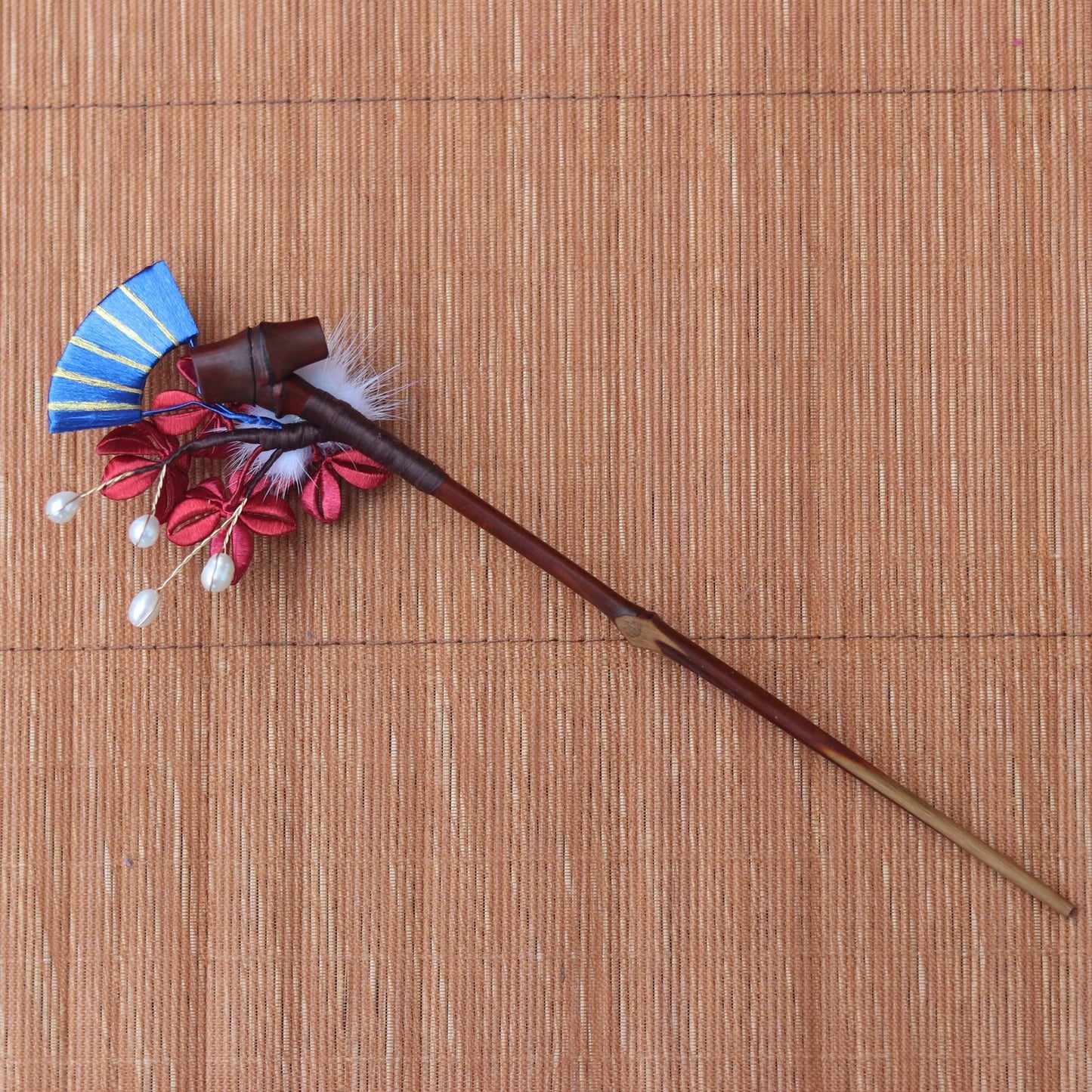 Tangled Plum Blossom Hairpin Rising Bamboo Retro