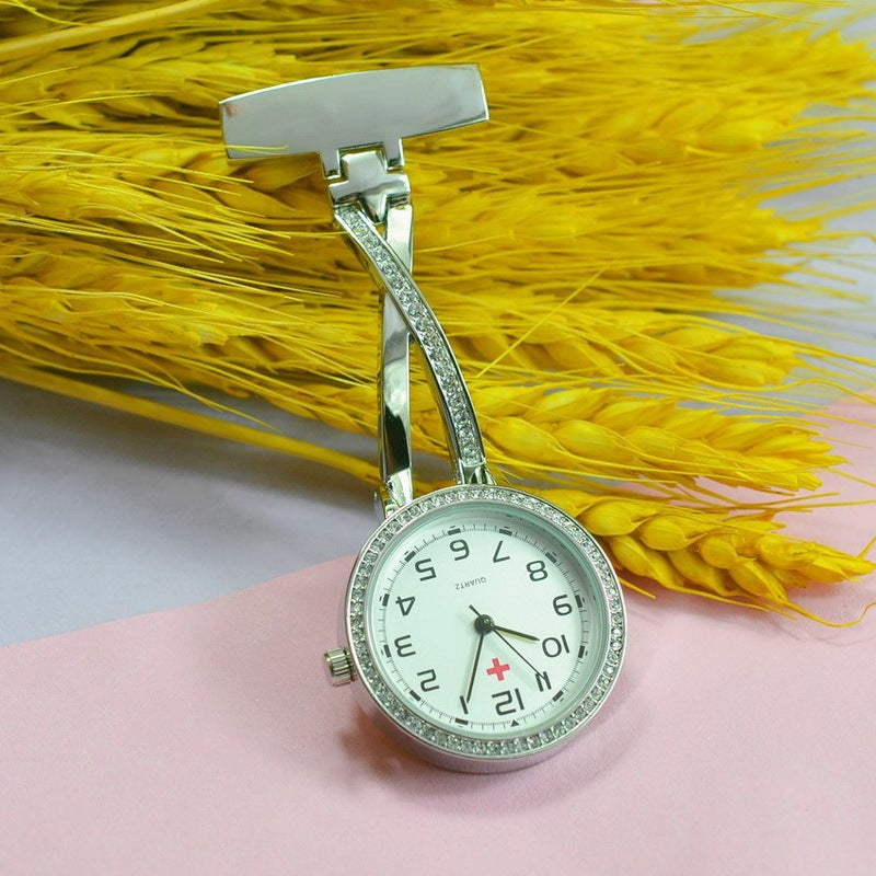 Movement Diamond Nurse's Watch Hanging Retro