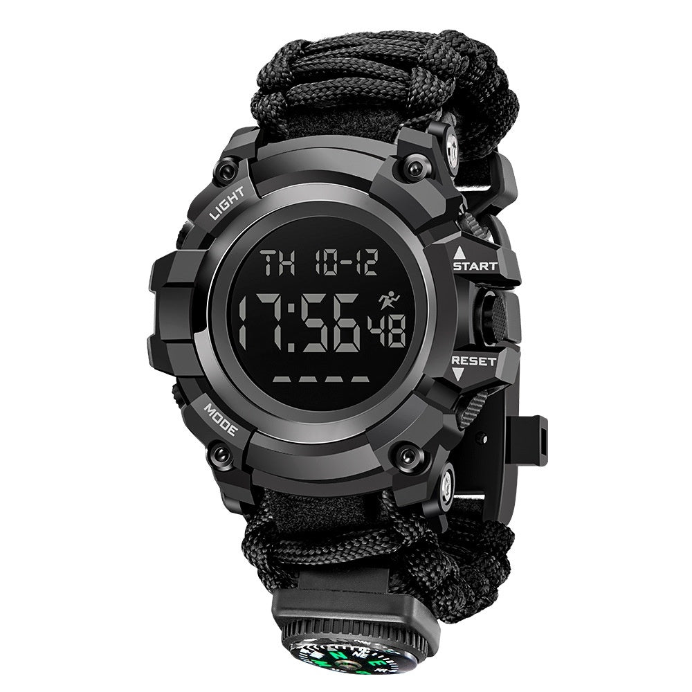 Multi-Functional Double Display Outdoor Electronic Watch