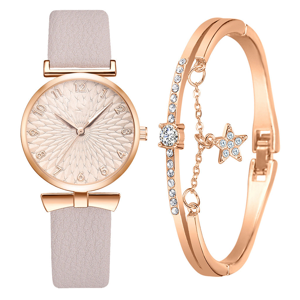 Women's Fashion Quartz Pu Strap Simple Fashion Watch Women's Watch Wholesale