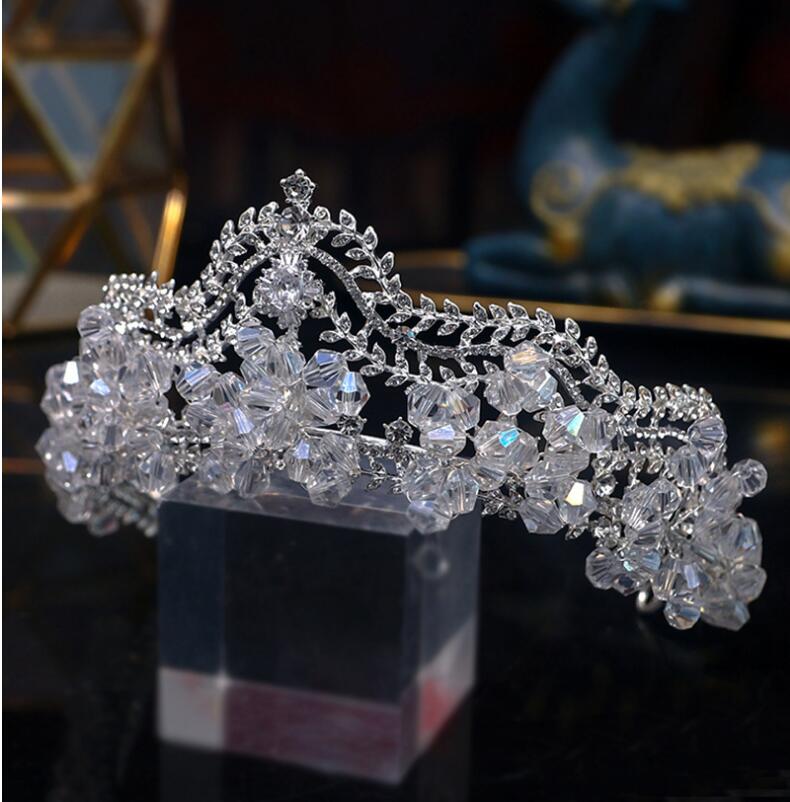 Bridal Crown Baroque Crystal High-end Luxury Headband