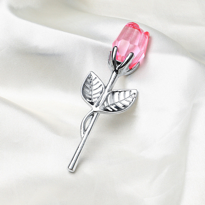 Crystal Metal Rose Valentine's Day Gift