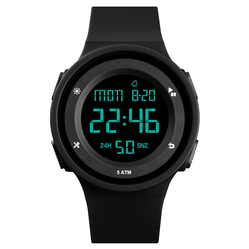 Outdoor Sports Silicone Band Couple Electronic Watch