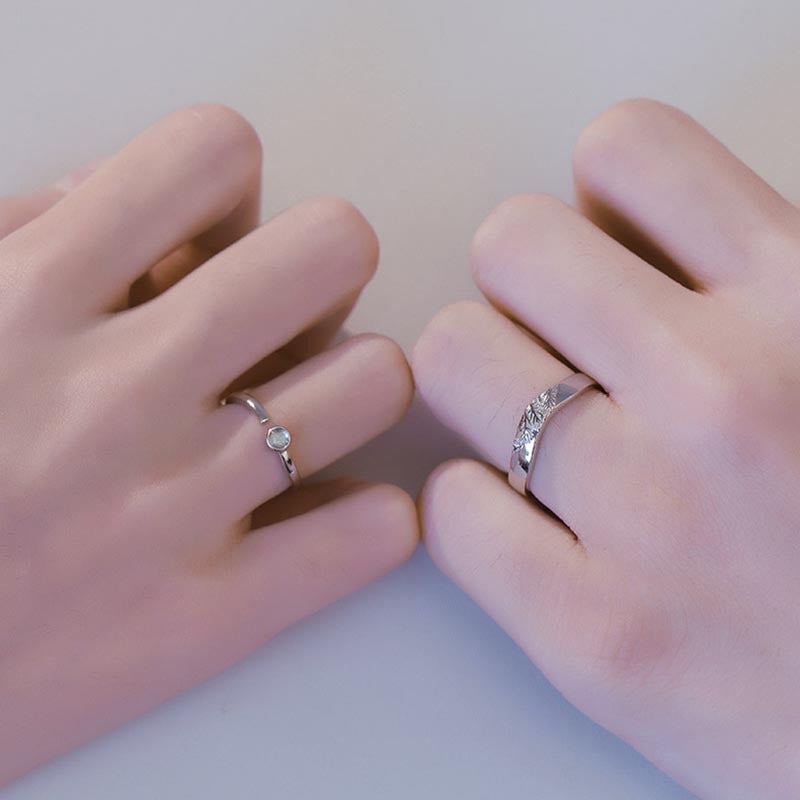 Small Design Jianjia Bailu Lovers' Ring