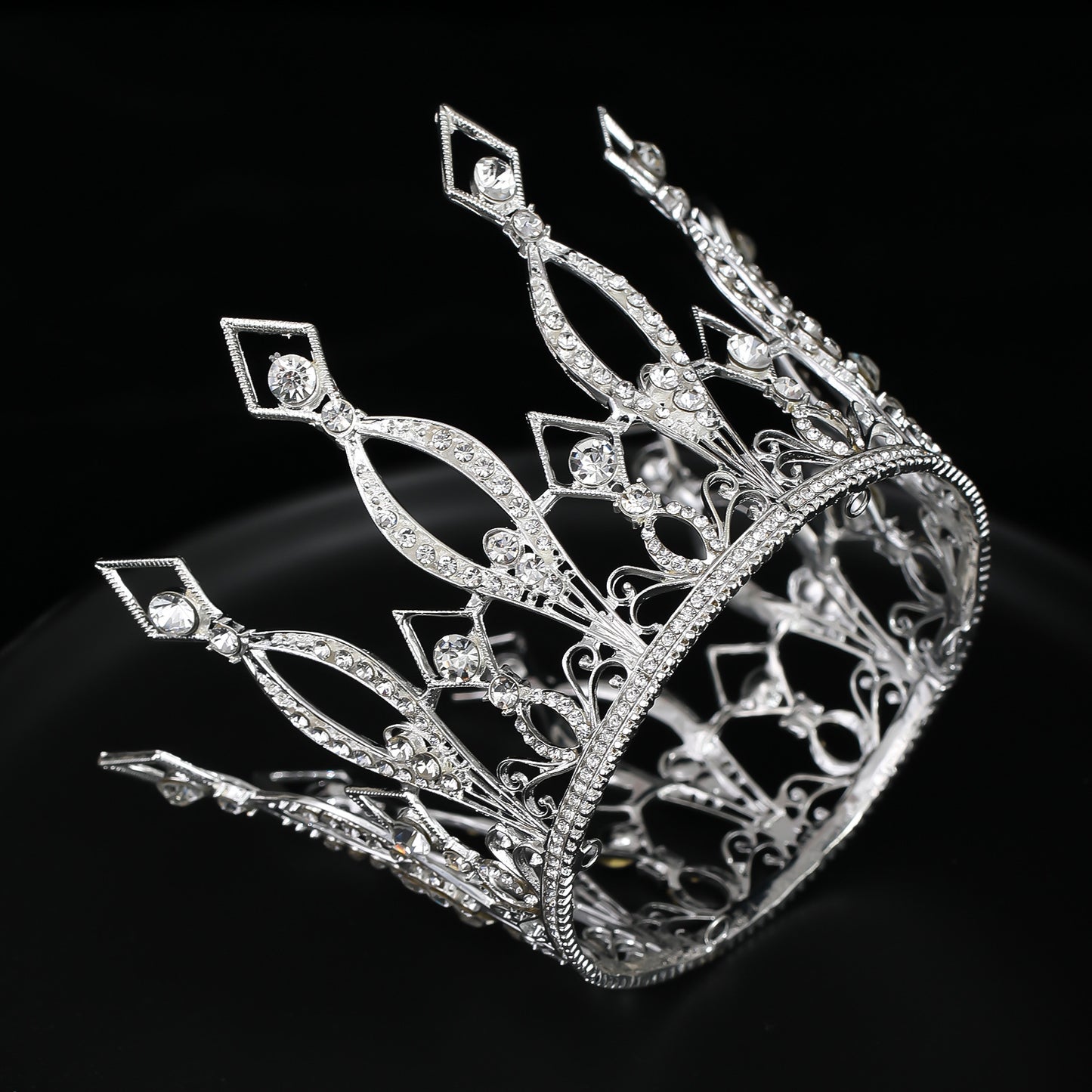 Golden King Crown Bride Full Circle Noble Crown Performance Decoration Photo Studio Shooting Accessories