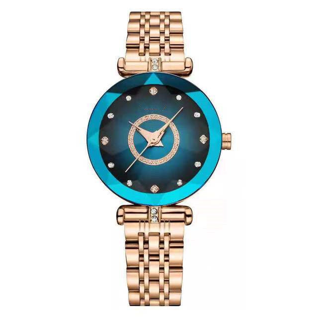 Women's Crystal Simple Steel Band Watch