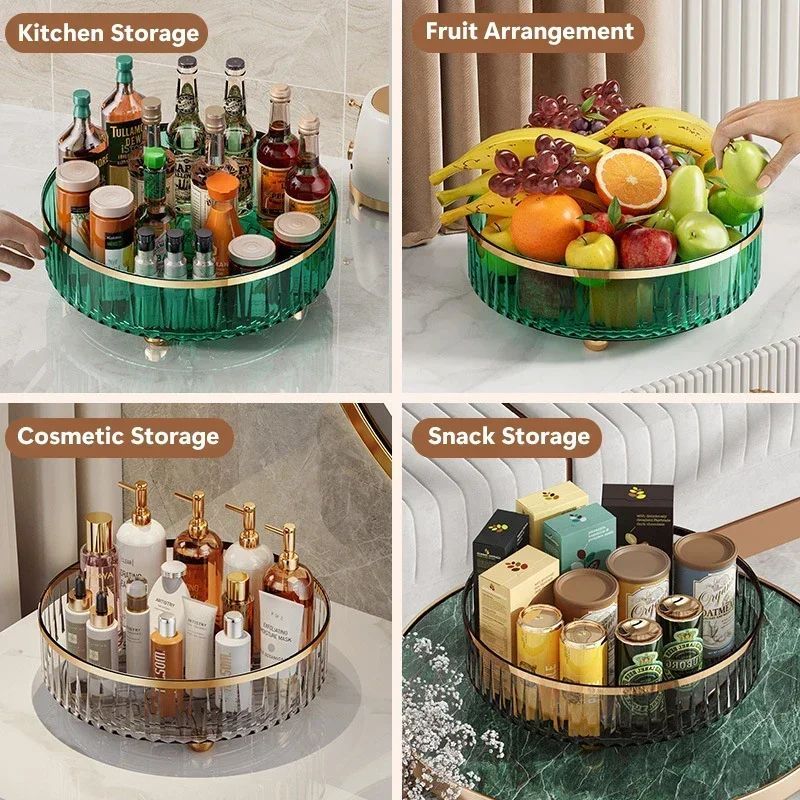 Rotating Cosmetic & Jewelry Organizer Tray