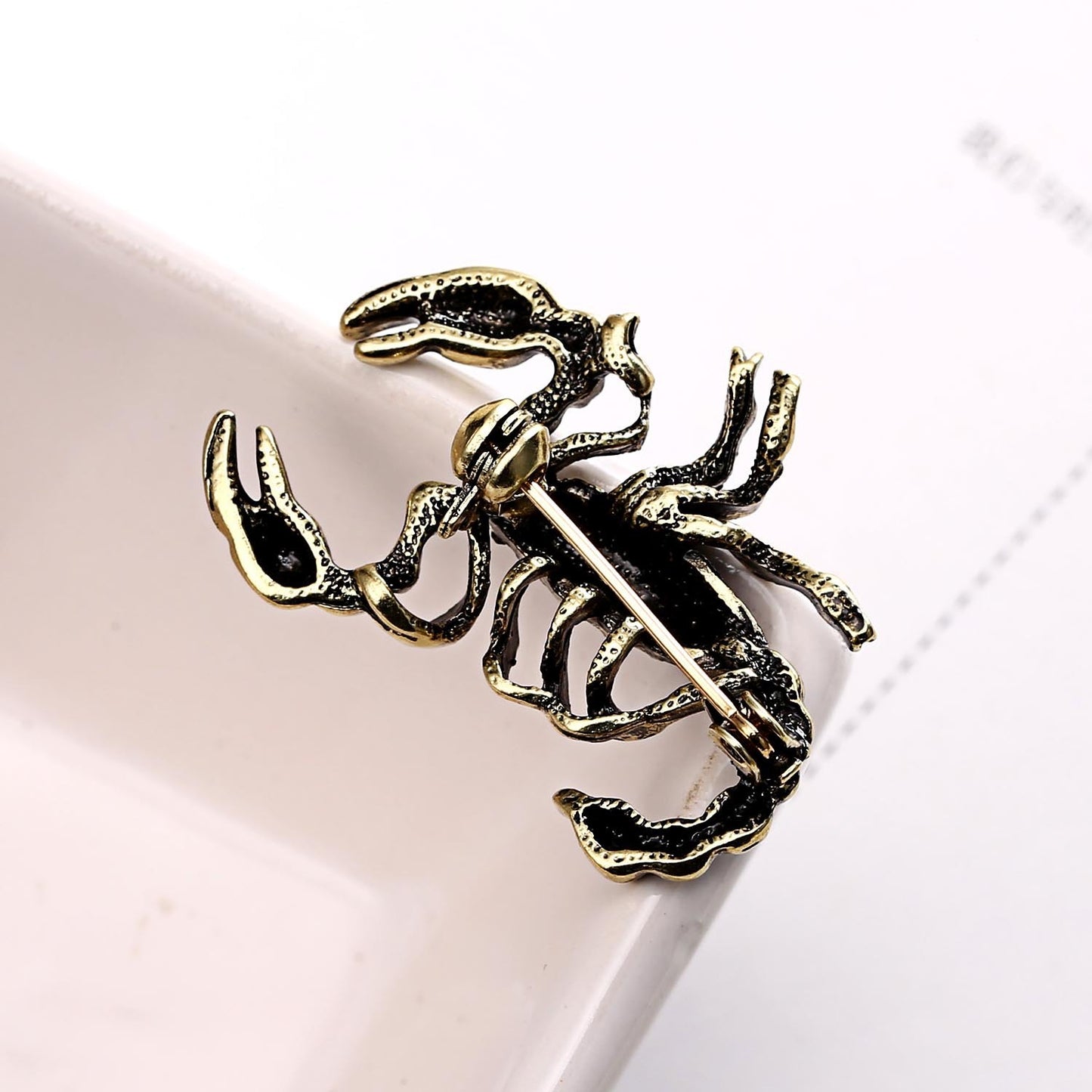 Scorpion Painting Oil Animal Brooch Personality Insect