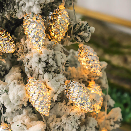 Christmas Decorative Lights Simulation Pine Cone String Lights