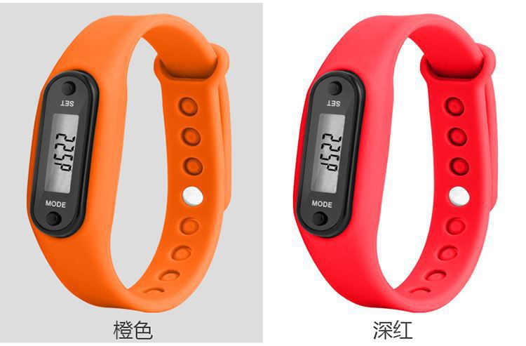 Fashion Xiaomi Pedometer Silicone Outdoor Sports Pedometer Walking Running Multifunctional Electronic Pedometer Watch