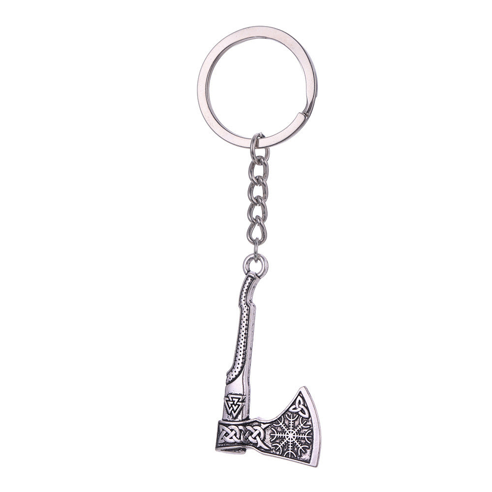 America Southeast Asia Car Keychain Odin Axe