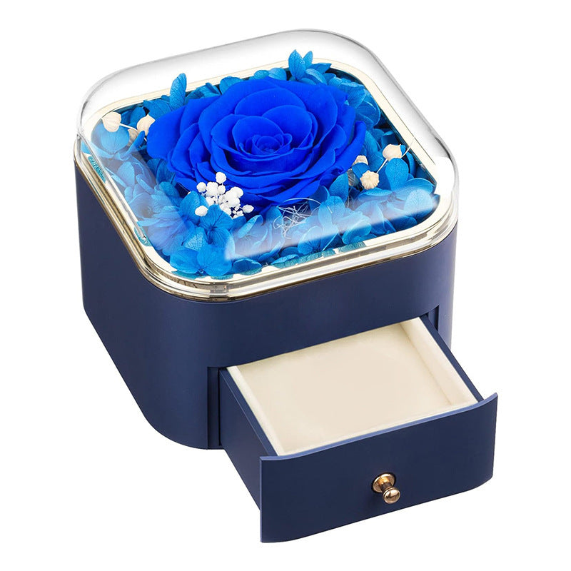 Preserved Rose Drawer Jewelry Gift Box