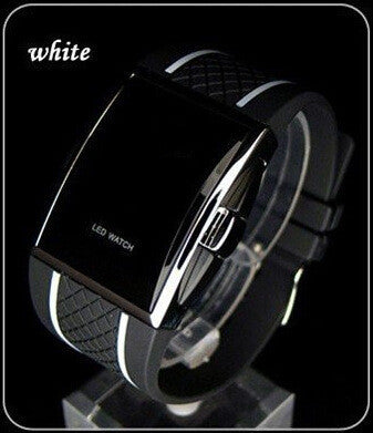 Men's Fashion Silicone Square Sports Watch: Luminous & 30M Waterproof
