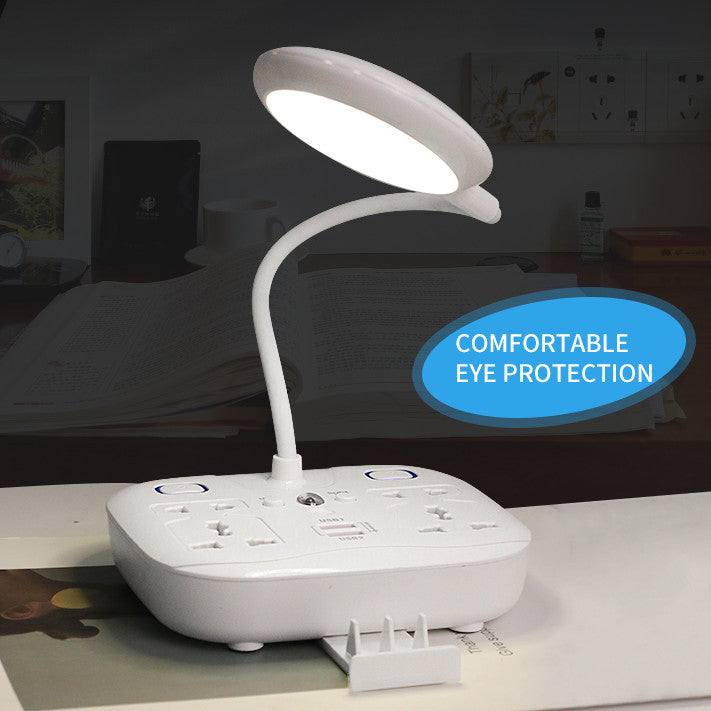 USB LED Desk Lamp with Remote Control & Eye-Care Dimming