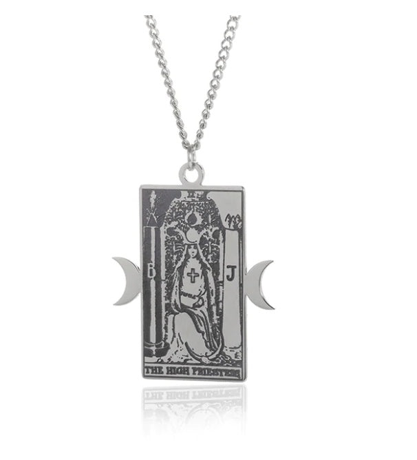 Twelve Constellation Tarot Necklace Retro Constellation Necklace