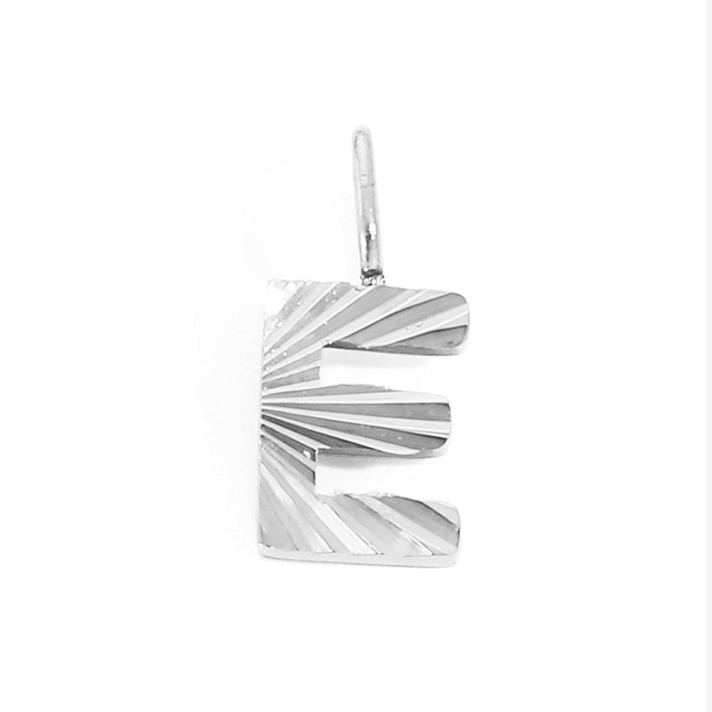 Stainless Steel 26 English Letters Ornament Pendant