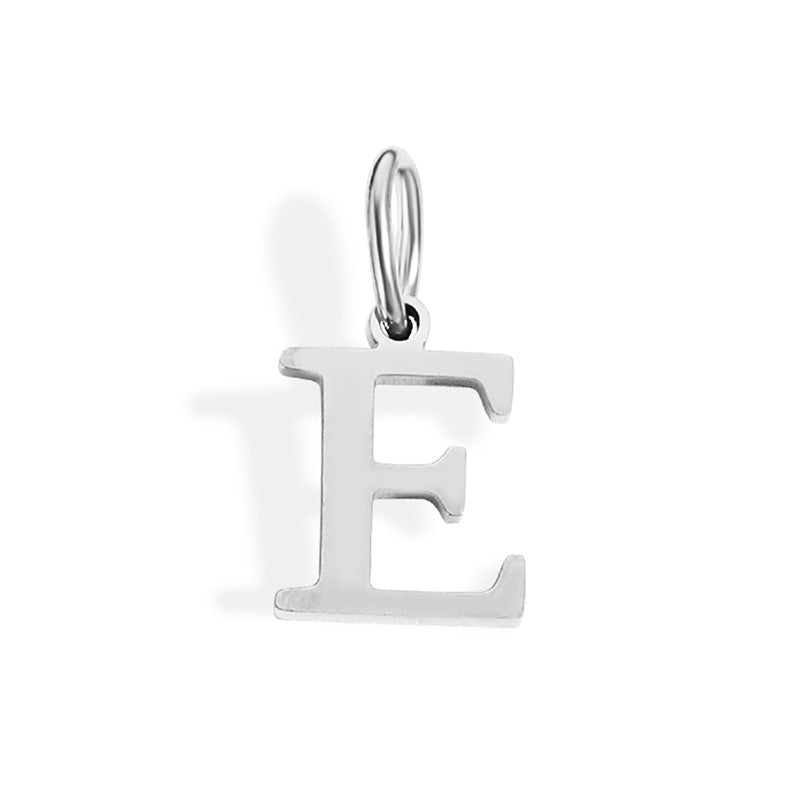 26 Letter Pendant Couple Bracelet Necklace English Pendant