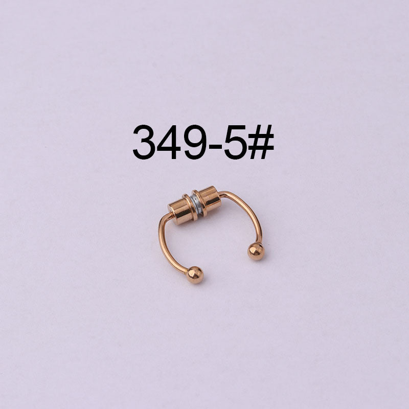 Stainless Steel Magnetic Nose Ring Without Perforated Nose