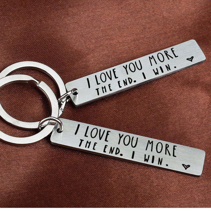 Stainless Steel Rectangular Keychain